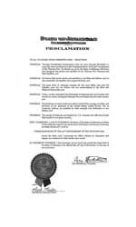 Arkansas Proclamation (2017)